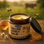 Beef Tallow Cream | Natural Skin Care Moisturizer | Hydrating Cream for Face and Body