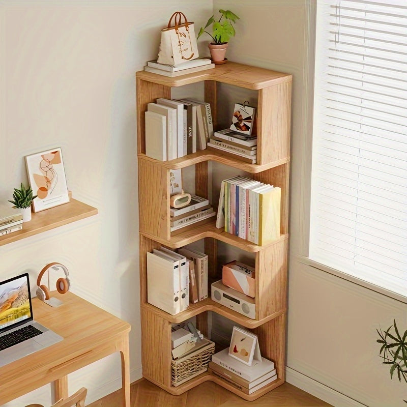 Solid Wood Corner Cabinet – Compact and Practical