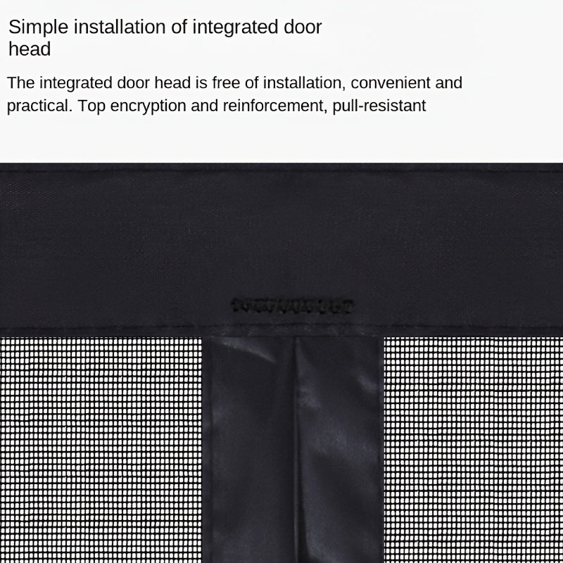 Magnetic Mosquito Mesh Door Curtain for Hands-Free Insect Protection