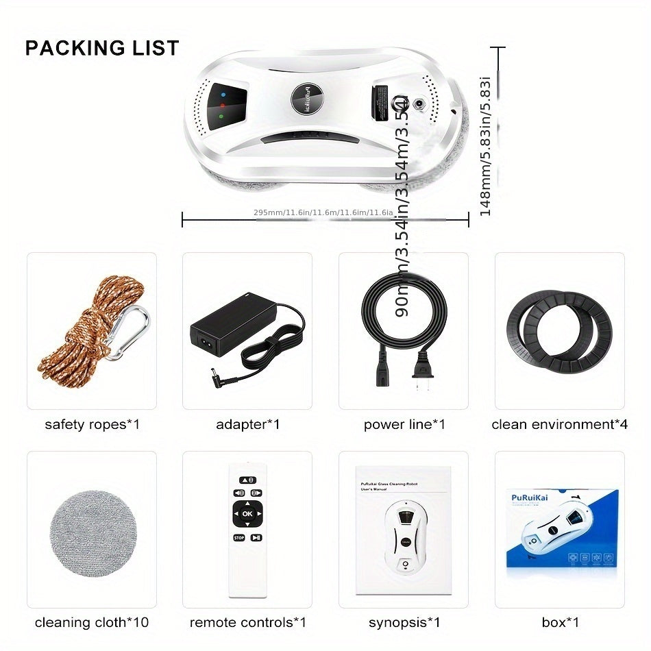 Autonomous and Efficient Window Cleaning Robot