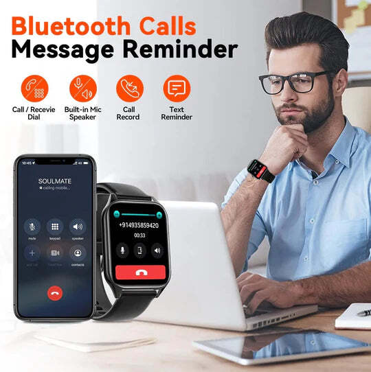 Non-Invasive Blood Glucose Monitoring Smartwatch | Smartwatch for Blood Sugar Testing