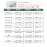 Breathable and Cooling Mattress Topper for Enhanced Sleep Comfort