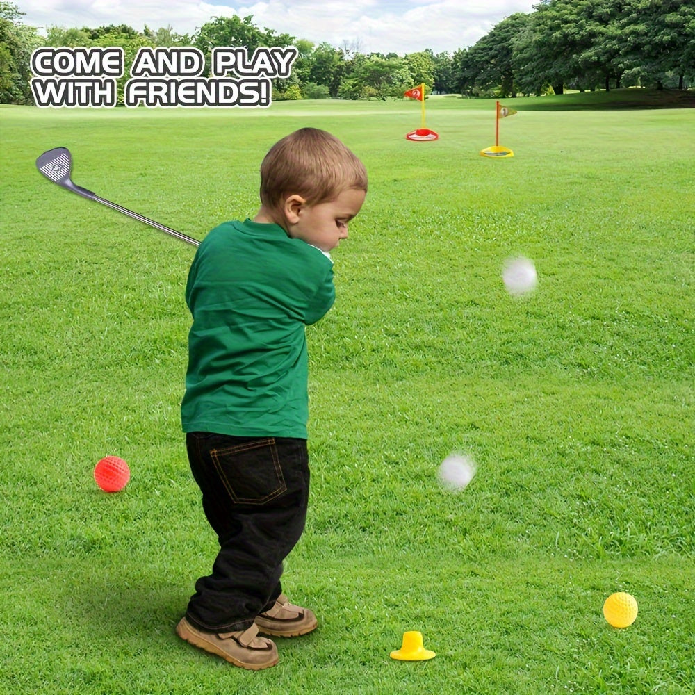 Adjustable Kids Golf Club Set for Ages 3-8