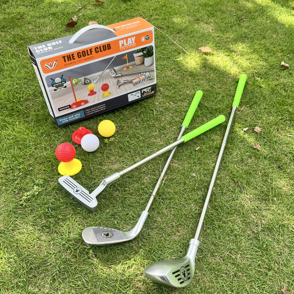 Adjustable Kids Golf Club Set for Ages 3-8