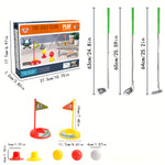 Adjustable Kids Golf Club Set for Ages 3-8