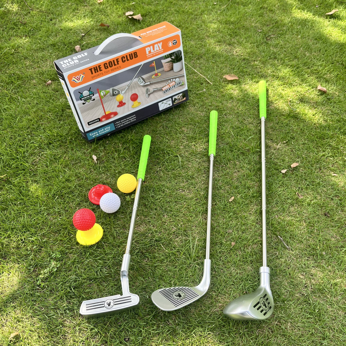 Adjustable Kids Golf Club Set for Ages 3-8