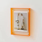 Colorful Acrylic Display Frame – Contemporary Picture Holder