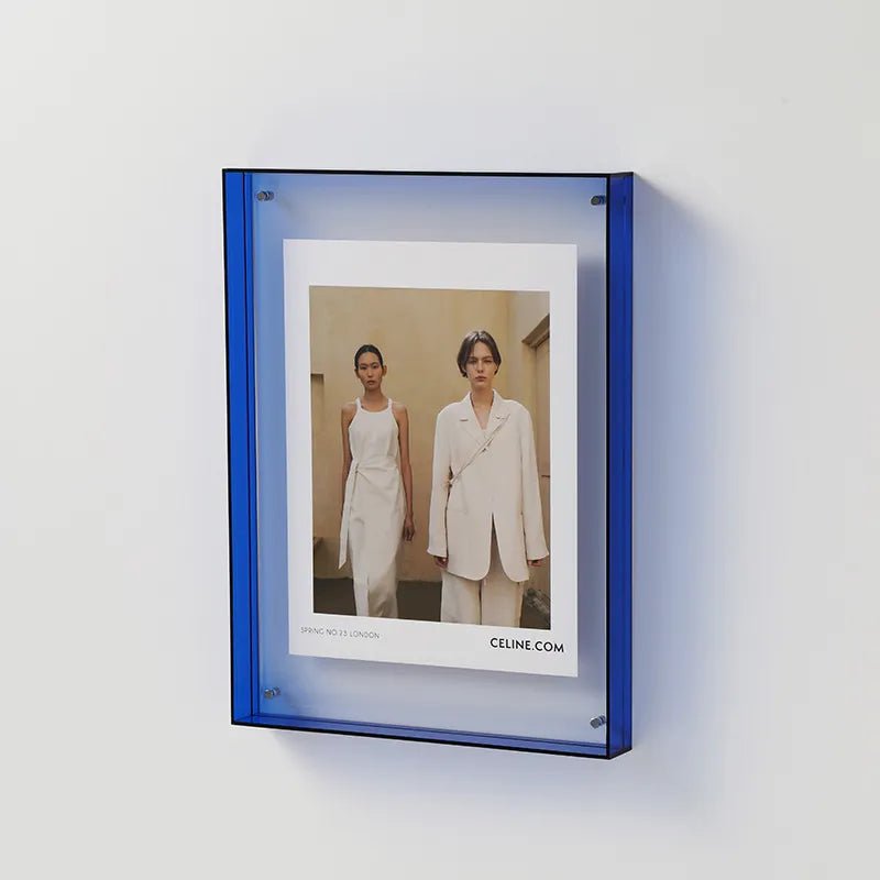 Colorful Acrylic Display Frame – Contemporary Picture Holder