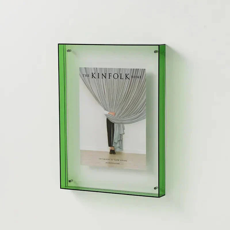 Colorful Acrylic Display Frame – Contemporary Picture Holder