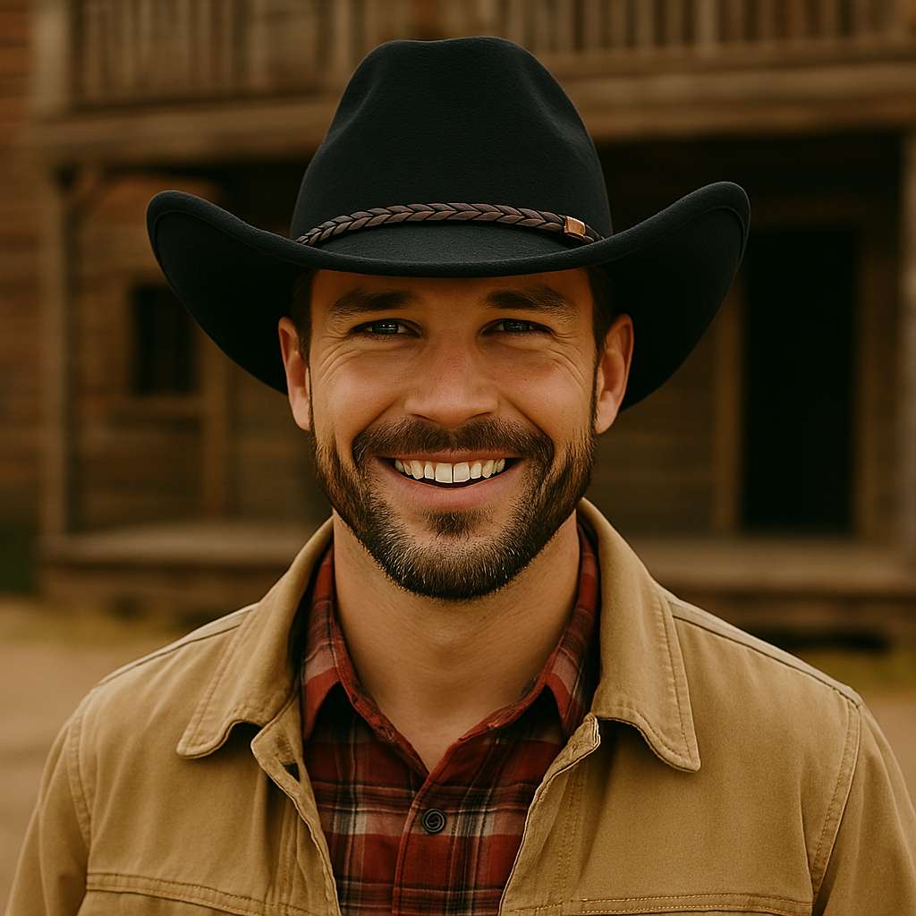Cowboy Hat - RécifRanch" can be rewritten as "Cowboy Hat - Western Style.