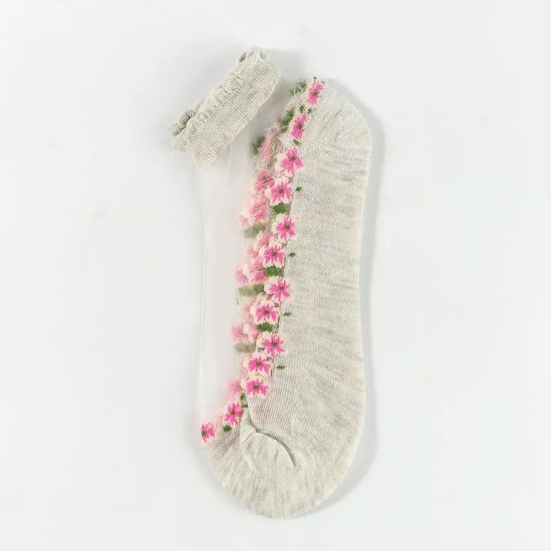 Elegant Lace Socks | Buy 5 Pairs, Get 5 Pairs FREE
