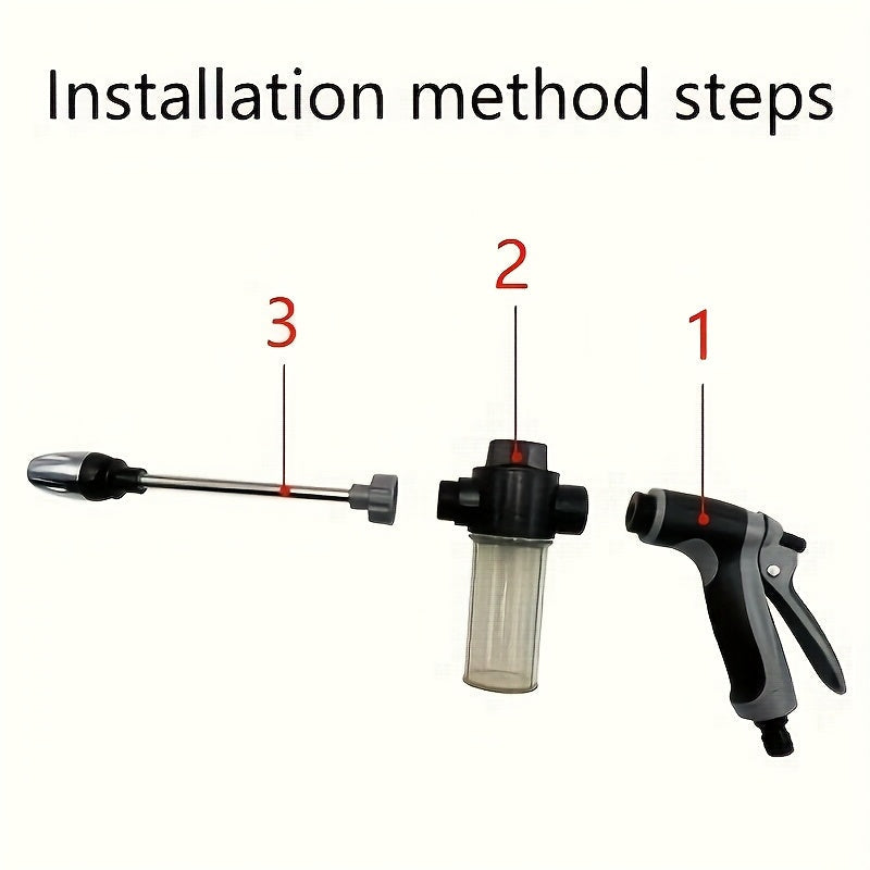 High-Pressure Garden and Car Wash Spray Gun