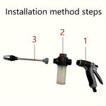 High-Pressure Garden and Car Wash Spray Gun
