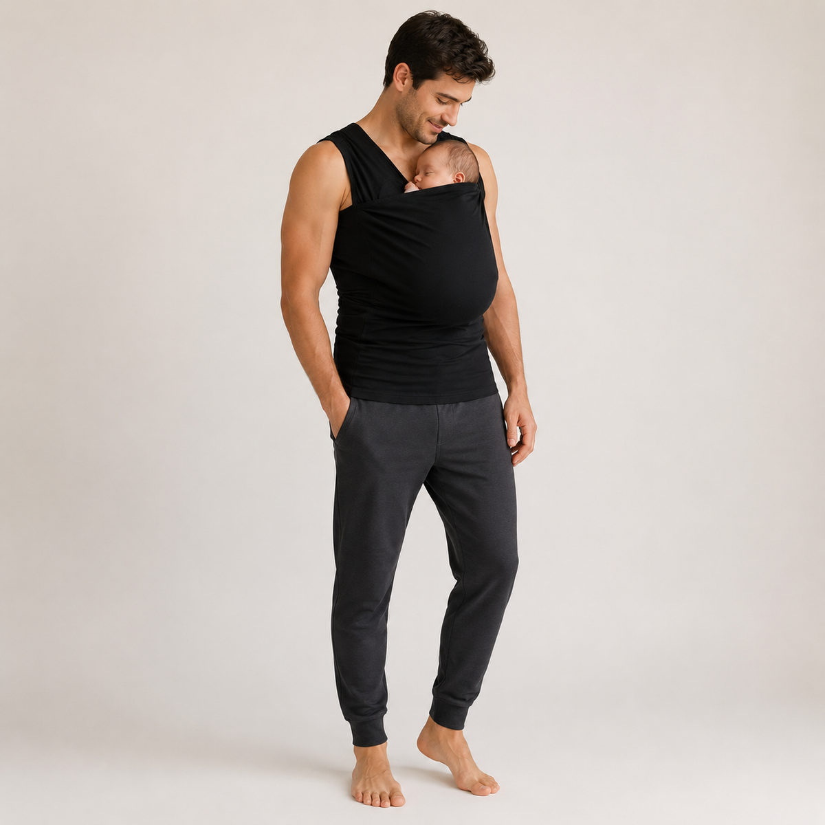 Innovative Babywearing Shirt for Hands-Free Parenting & Nursing