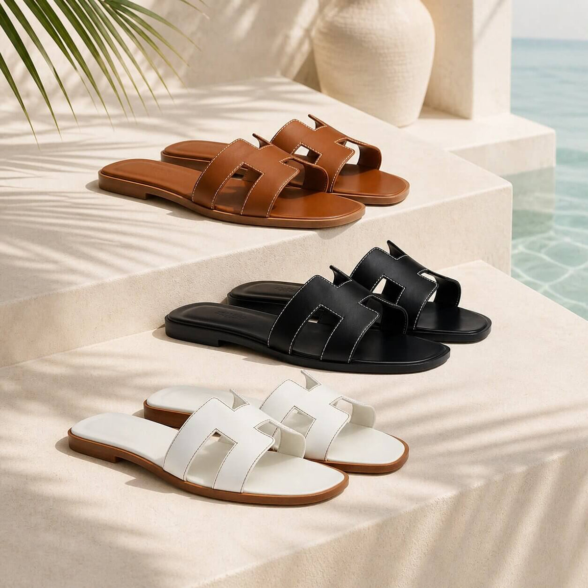 Women's Slippers | Cozy Summer Sandals | Leather Design