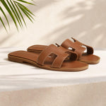 Women's Slippers | Cozy Summer Sandals | Leather Design