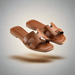 Women's Slippers | Cozy Summer Sandals | Leather Design