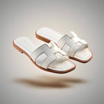 Women's Slippers | Cozy Summer Sandals | Leather Design