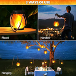 Flickering Solar Lantern: Create Ambiance Anywhere Outdoors