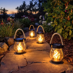 Flickering Solar Lantern: Create Ambiance Anywhere Outdoors