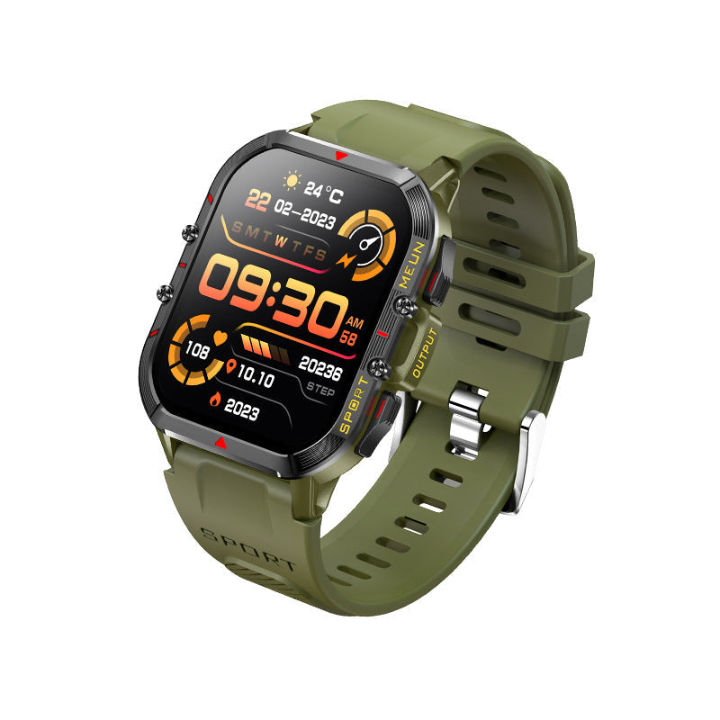 Waterproof Smartwatch with Blood Sugar, Blood Pressure, Blood Oxygen, and Sleep Monitoring Features
