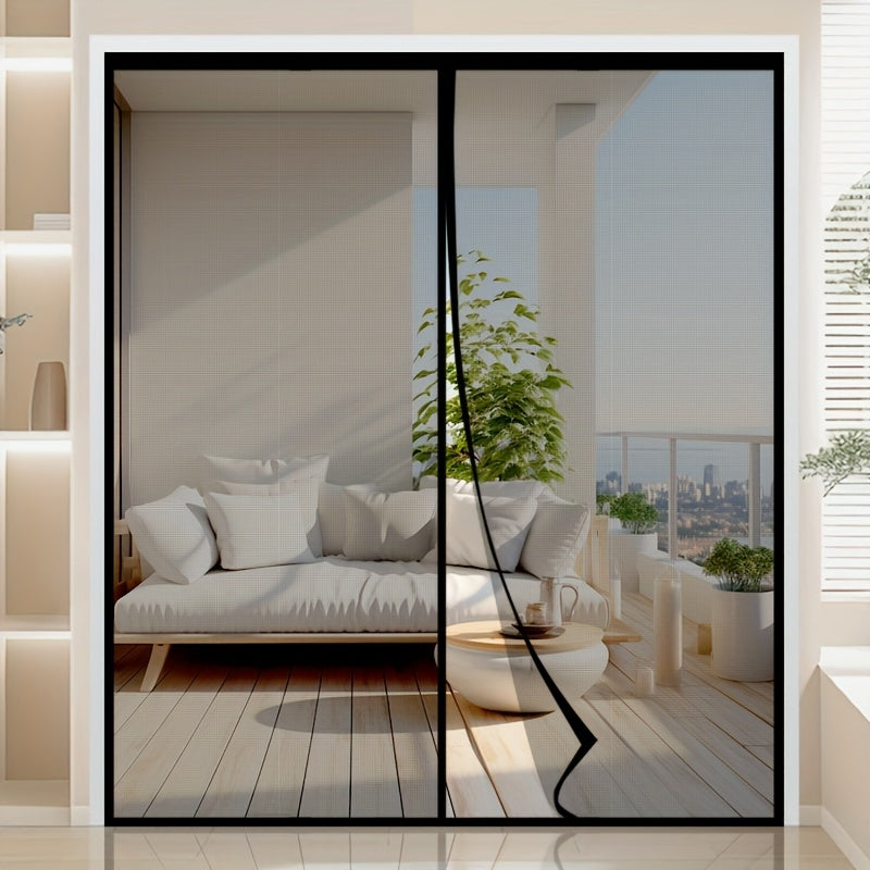 Magnetic Mosquito Mesh Door Curtain for Hands-Free Insect Protection