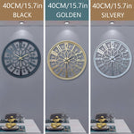 Silent Vintage Clock – Elegant Wall Accent