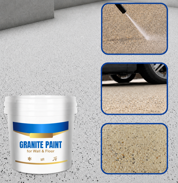 1kg Waterproof Granite Paint for Protection & Style