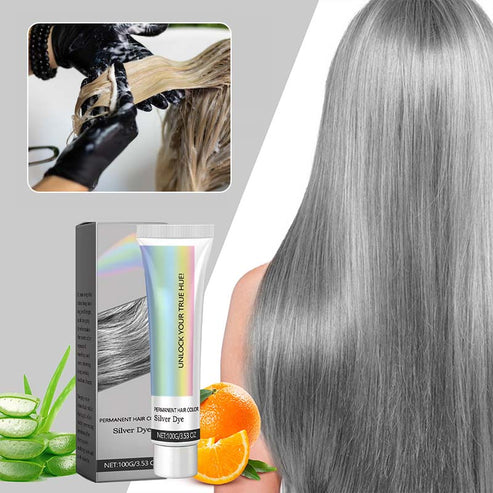 100G - Silver Essence Hair Dye - Bold, Natural Shine | Buy 1 Get 1 FREE