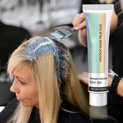 100G - Silver Essence Hair Dye - Bold, Natural Shine | Buy 1 Get 1 FREE