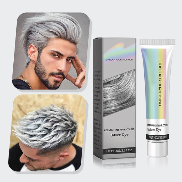 100G - Silver Essence Hair Dye - Bold, Natural Shine | Buy 1 Get 1 FREE