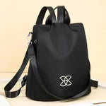 Water-Resistant Anti-Theft Backpack – 3 Carry Options, Brown and Black