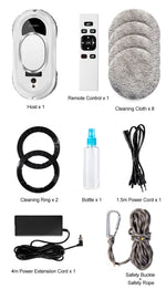 Smart Window Cleaning Robot – Hands-Free Operation with Remote Control for Streak-Free Results