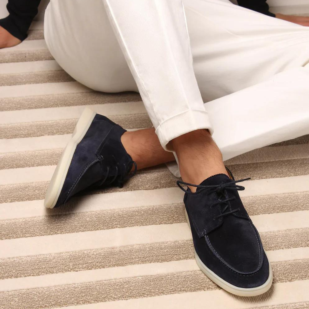 Men's Soft Suede Casual Sneakers – Comfortable Everyday Footwear