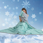 Lightweight and Breathable Reversible Summer Cooling Blanket