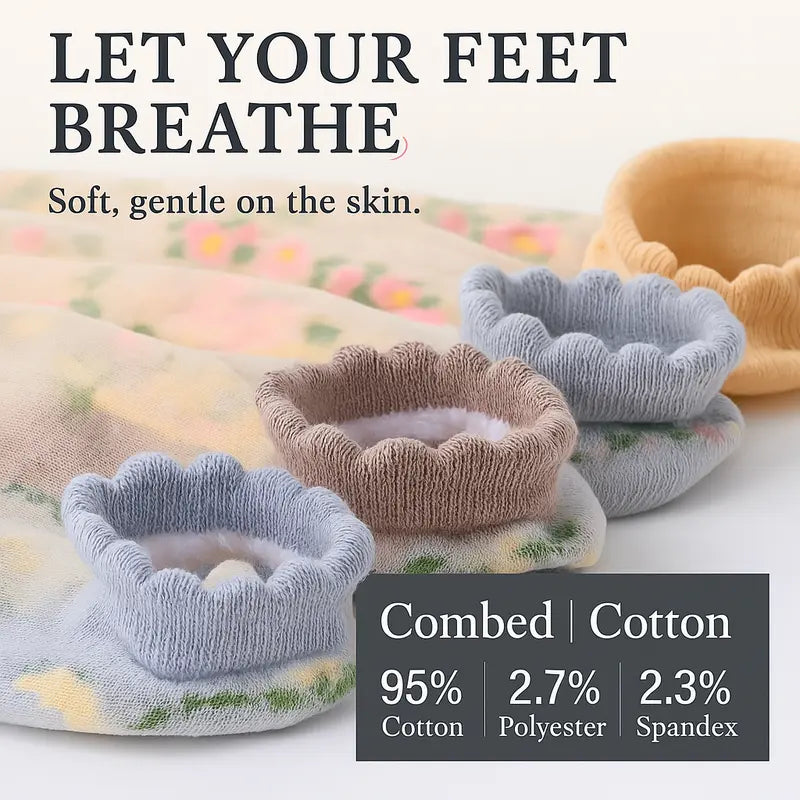 Elegant Lace Socks | Buy 5 Pairs, Get 5 Pairs FREE