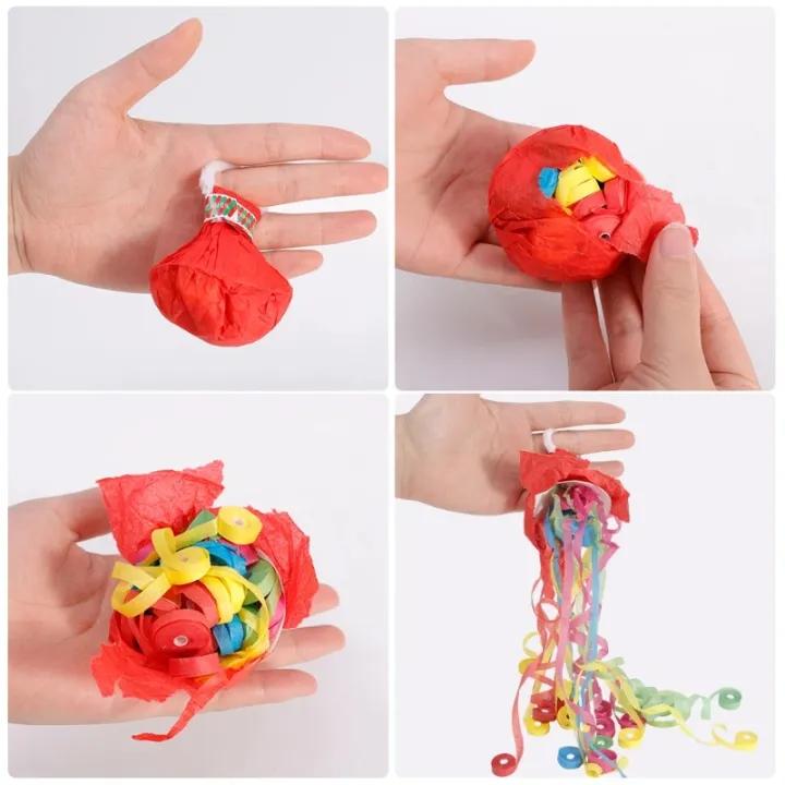 Biodegradable Paper Throw Streamers – Confetti-Free, Set of 10