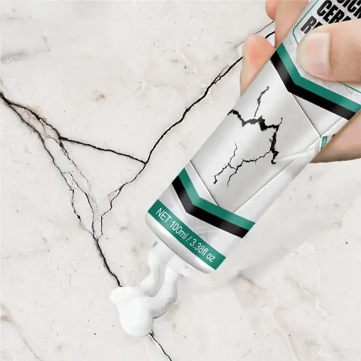 Quick-Drying Tile Repair Paste for Cracks, Chips, and Grout