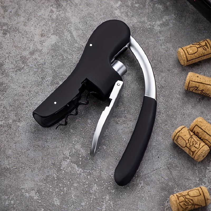 Ergonomic Corkscrew – Effortlessly and Safely Open Wine Bottles for Home and Hospitality Use