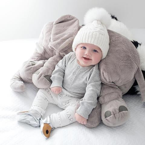 Soft and Cuddly Elephant Baby Pillow – Perfect for Snuggling