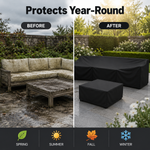 Outdoor Furniture Cover with UV and Rain Protection