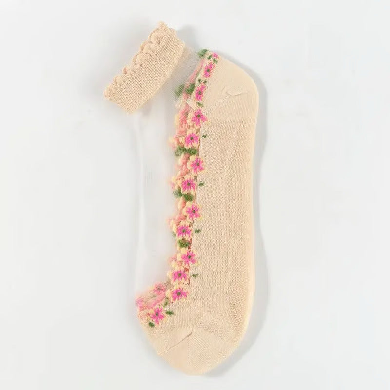 Elegant Lace Socks | Buy 5 Pairs, Get 5 Pairs FREE