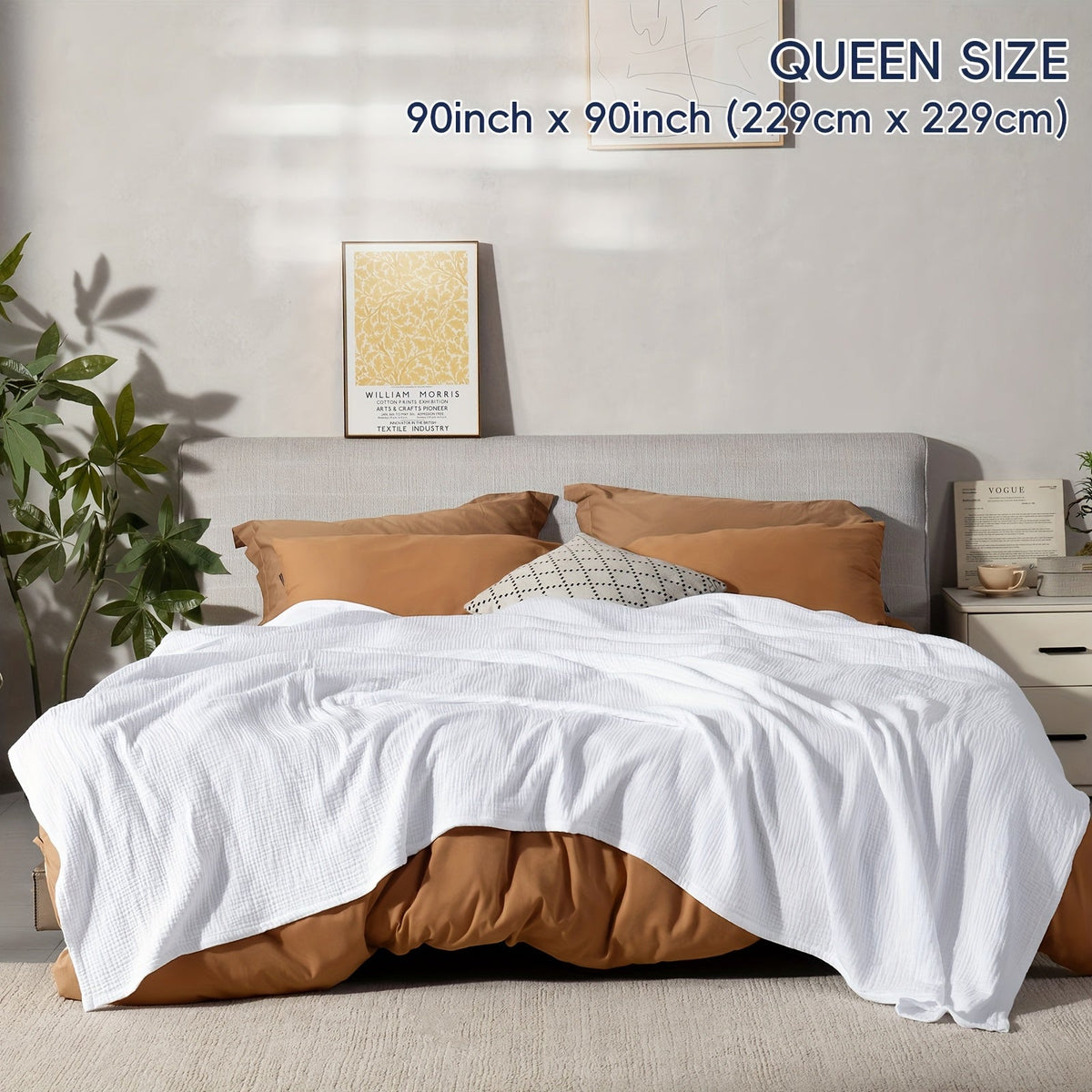 Ultra-Soft Cotton Blanket for Breathable Everyday Comfort