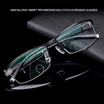 Intelligent Progressive Glasses | Multi-Zone Auto-Adaptive Lenses | Blue and UV Light Filtering | Comfortable Design