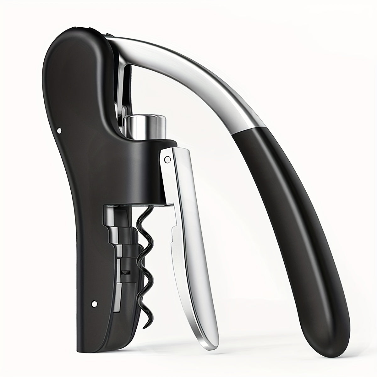 Ergonomic Corkscrew – Effortlessly and Safely Open Wine Bottles for Home and Hospitality Use
