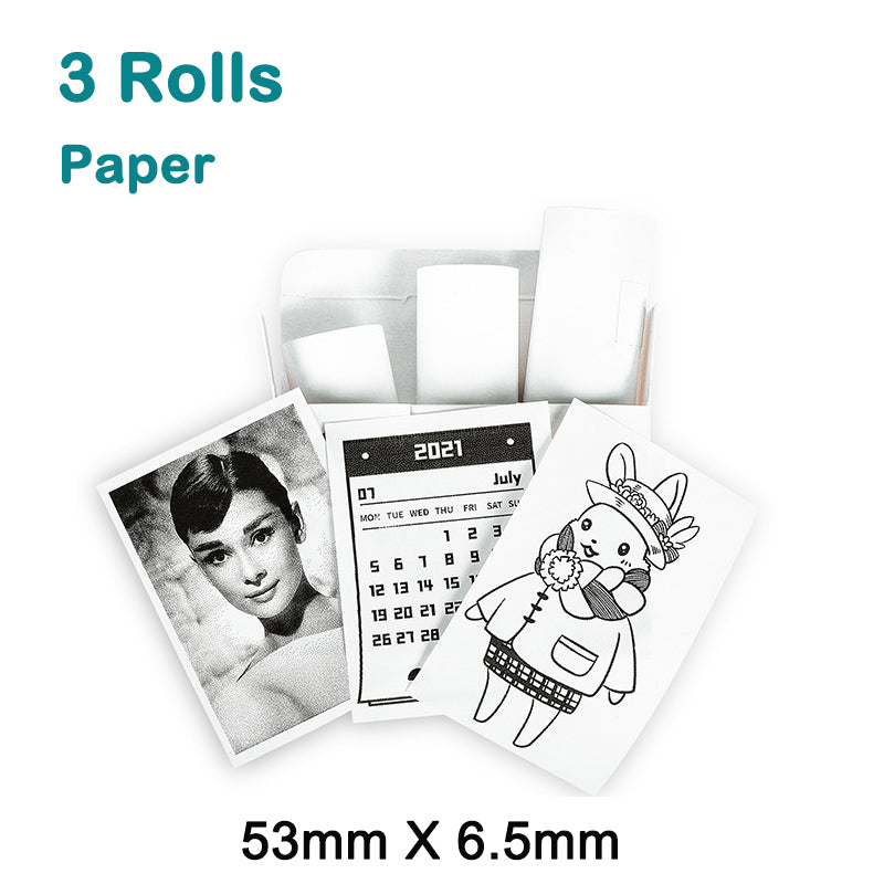 50% OFF | Compact Printer + Free Printing Paper - The Ink-Free Printing Solution!