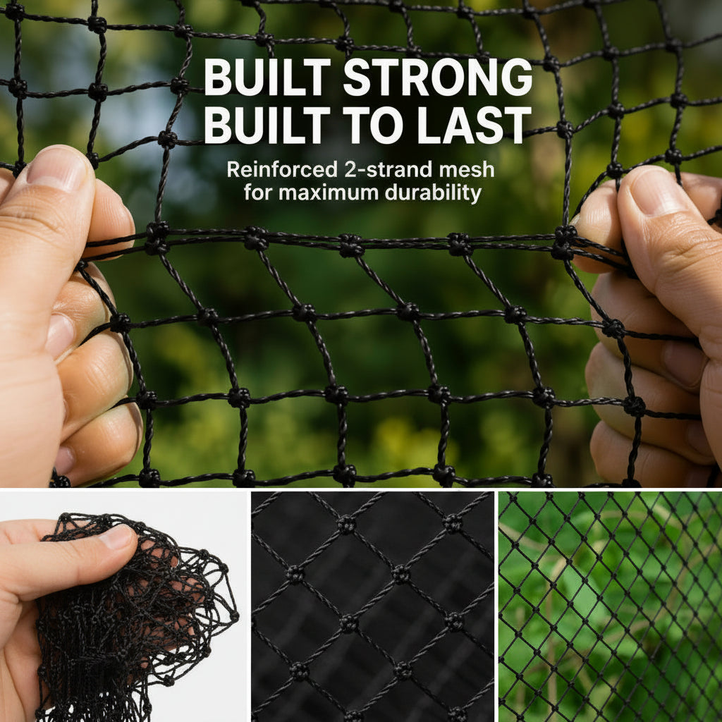 Protective Netting for Orchards Against Birds and Deer
