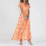 Elegant Floral Midi Dress