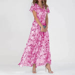 Elegant Floral Midi Dress