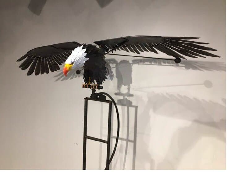 Decorative Metal Bird Wind Generator - Garden Ornament